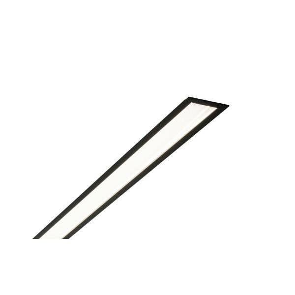 Een langwerpige plafondlamp met een strak, modern design en helder, gelijkmatig licht. Ideaal voor kantoren of leefruimtes.