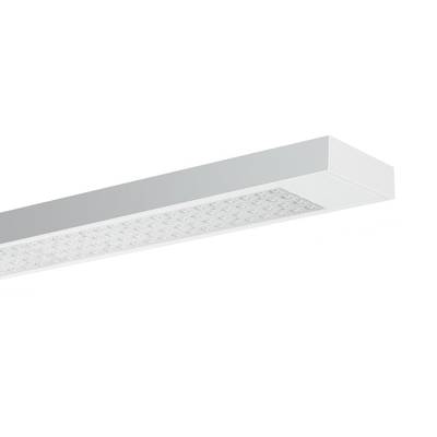 Een rechthoekige LED-plafondlamp met een witte lijst die een moderne en energiezuinige verlichtingsoplossing vormt.