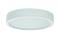 Een ronde, witte plafondlamp met een plat design. Ideaal voor moderne interieurs.