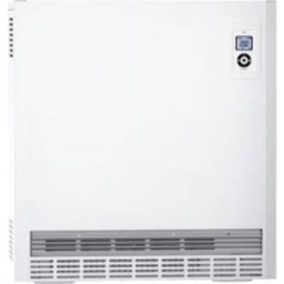 Koelkastdeur met geïntegreerd bedieningspaneel rechtsboven, bedieningsknoppen en een klein display. Ventilatieopening onderaan zichtbaar.