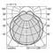 Lichtdiagram toont lichtverspreiding. Horizontale assen: 0°-180°, verticale assen: 0°-105°, efficiëntie 81,7%.