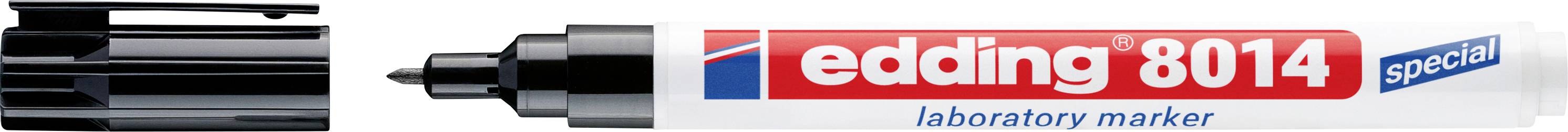 Edding 8014 4-8014 Laboratoriummarker Zwart Watervast: Ja