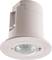 Een witte plafond bewegingsmelder met ronde sensor, voor het detecteren van bewegingen in ruimtes, ten behoeve van automatische verlichting.