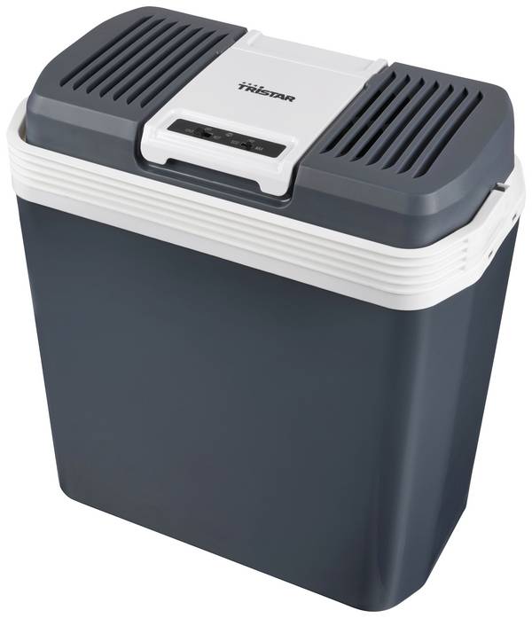 Tristar KB-7520 Koelbox en verwarmingsbox Energielabel: E (A - G) Thermo-elektrisch 230 V, 12 V Zwart, Grijs 20 l Tot 18 °C onder de omgevingstemperatuur