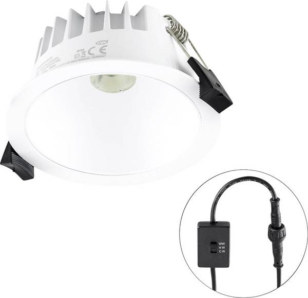 EVN C54N10010125 C54N10010125 LED-inbouwlamp LED LED vast ingebouwd 10 W Wit