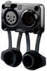 Rean AV RRX5MF-Z-012-1 XLR-connector Stekker, inbouw, Bus, inbouw Aantal polen: 5 Zwart 1 stuk(s)