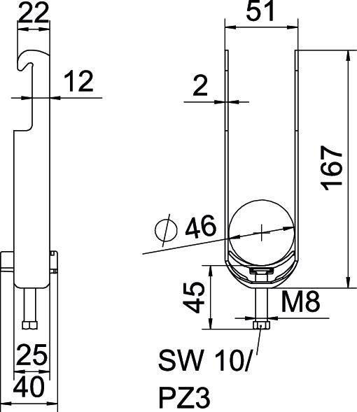 OBO Bettermann 1187739 Beugelklem 1 stuk(s)