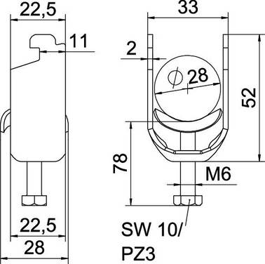 OBO Bettermann 1187020 Beugelklem   1 stuk(s)