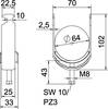 OBO Bettermann 1186162 Beugelklem 1 stuk(s)