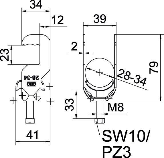 OBO Bettermann 1158357 Beugelklem 1 stuk(s)