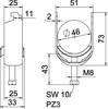 OBO Bettermann 1187038 Beugelklem 1 stuk(s)