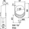 OBO Bettermann 1187044 Beugelklem 1 stuk(s)