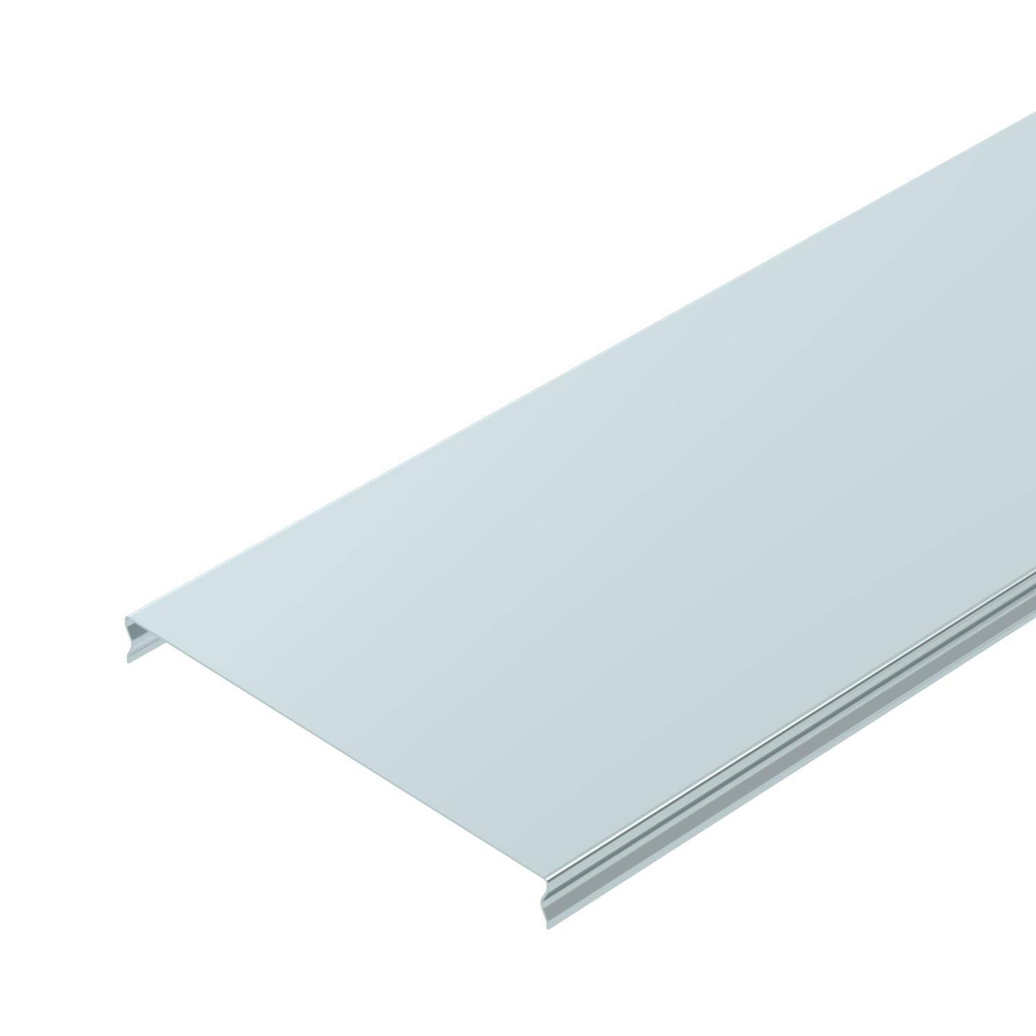Metalen plaat in zilveren kleur, rechthoekige vorm, met een gladde oppervlakte en afgeronde hoeken, tegen een witte achtergrond.