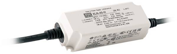 MEAN WELL XLN-40-24 LED-driver Constante spanning 40.8 W 1.7 A 24 V PFC-schakeling 1 stuk(s)