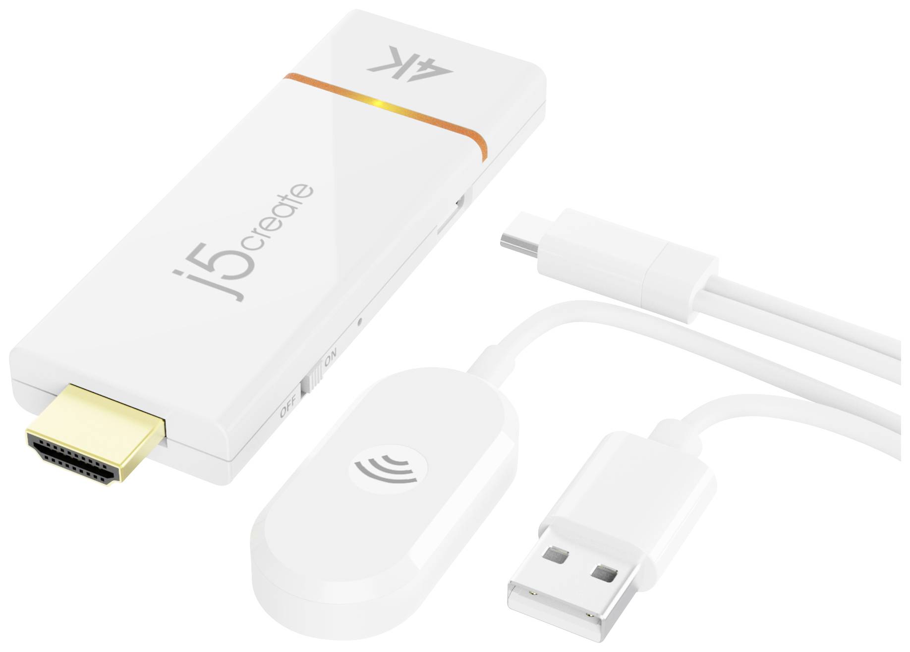 j5create JVAW76 ScreenCast 4K HDMI draadloze displayadapter, met-0