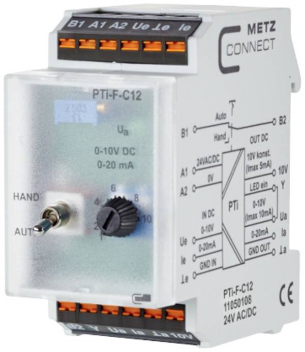Metz Connect PTi-F-C12 24 V AC/DC 1105010870 Signaalomvormer 1 stuk(s)