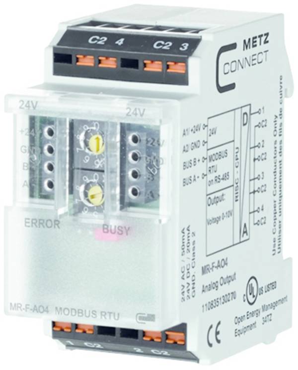 Metz Connect 110835130270   24 V/AC, 24 V/DC 50 mA  Aantal uitgangen:4 x  Inhoud 1 stuk(s)