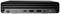 Een compacte zwarte computer met meerdere aansluitingen aan de voorkant, waaronder USB- en koptelefooningangen.