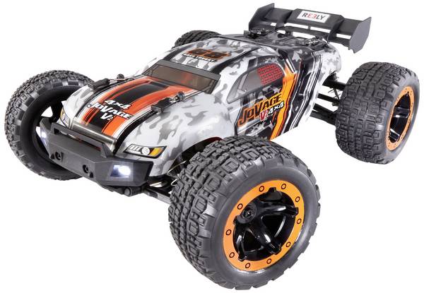 Reely JoVage 4x4 V2 Oranje-wit Brushed 1:16 RC auto Elektro Truggy 4WD RTR 2,4 GHz Incl. accu en laadkabel