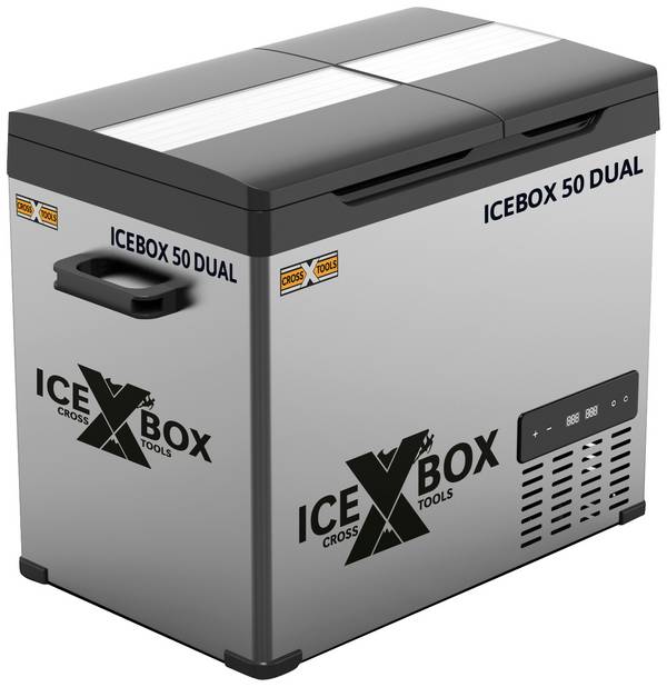 T.I.P. - Technische Industrie Produkte Icebox 50 DUAL Koelbox Energielabel: D (A - G) Compressor 12 V, 24 V, 230 V Grijs, Zwart 44.4 l -20 tot +20 °C