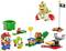Lego-bouwset met Mario, Yoshi en tegenstanders uit een videospel. Bevat onderdelen zoals een groene tunnel, vraagteken-blok en vlag.