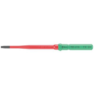 Rode en groene schroevendraaier met opschrift 'TE 6/S TX 20'.