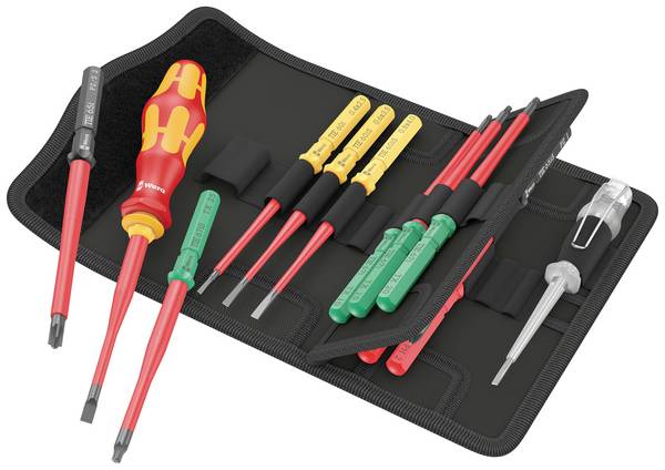 Wera Kraftform Kompakt VDE 16 extra slim 1 Wisselklingset Elektronica