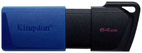 Kingston DataTraveler Exodia M USB-stick Retail 64 GB Zwart/blauw DTXM/64GB USB-A 3.2 Gen 1