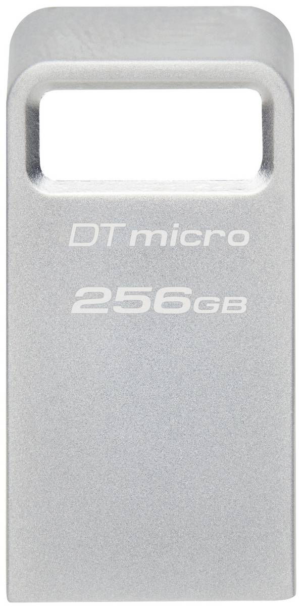 Kingston DataTraveler Micro USB-stick Retail 256 GB Zilver DTMC3G2/256GB USB-A 3.2 Gen 1