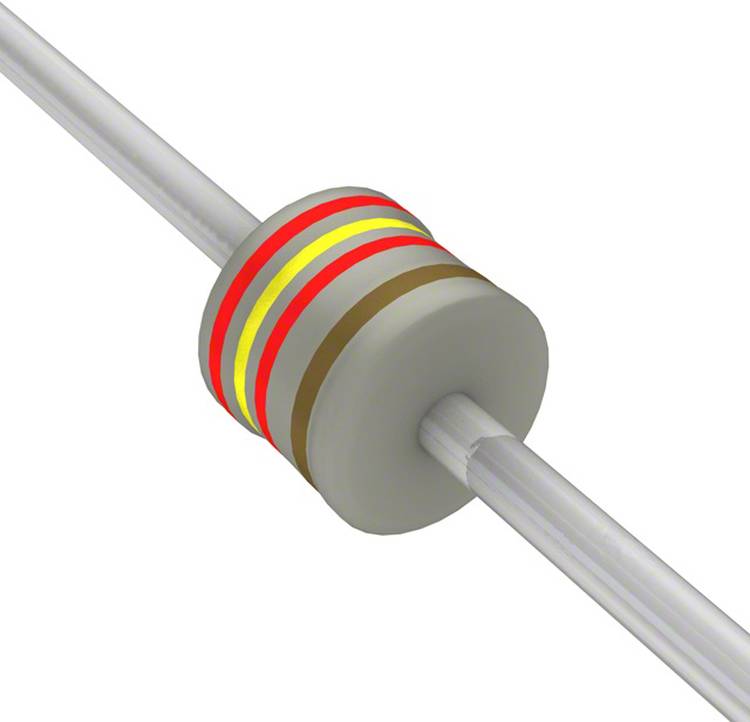 TE Connectivity 1622210-1 Koolfilmweerstand 2.4 kΩ Axiaal bedraad 0204 0.25 W 0.01 % 1 stuk(s) Box