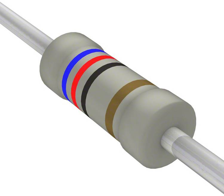 TE Connectivity 1622541-1 Metaalfilmweerstand 62 Ω Axiaal bedraad 0.6 W 0.01 % 1 stuk(s) Box