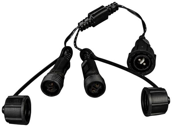 Konstsmide 4750-007 Verdeelkabel    Zwart
