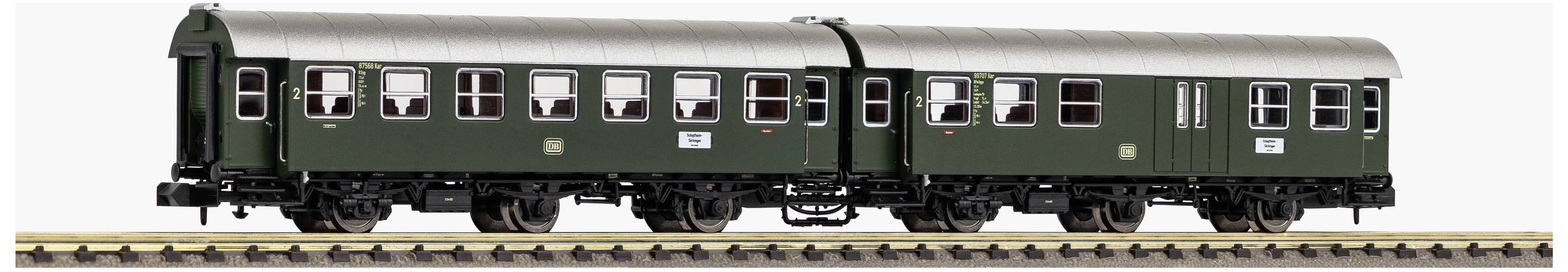 Piko N 40762 N set van 2 ombouwwagens B3yg & BD3yg van de DB B3yg & BD3yg