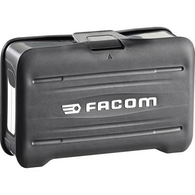 Zwart kunststof etui met het 'FACOM' logo in het midden.