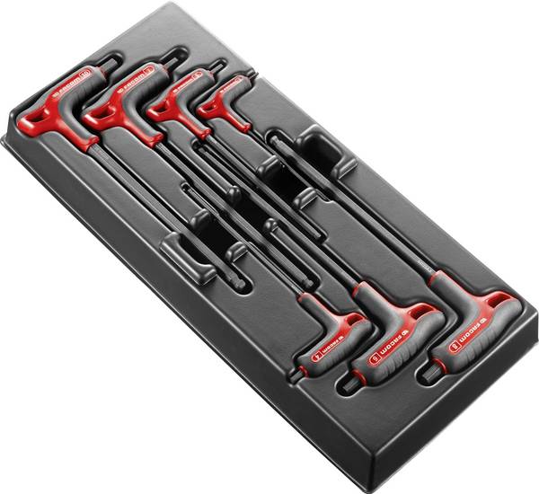 Facom  Inbussleutelset  Sleutelbreedte (metrisch): 3 mm, 4 mm, 5 mm, 6 mm, 7 mm, 8 mm