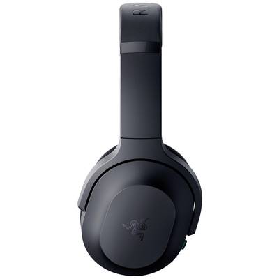 Een zwarte over-ear koptelefoon met een glad, modern design.