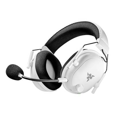 Wit gaming-headset met microfoon, zacht gevoerde oorschelpen en hoofdband, geschikt voor comfortabel langdurig gebruik.