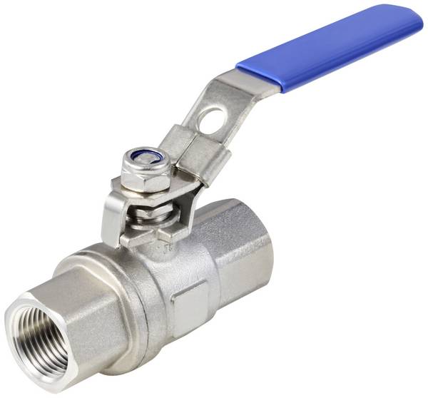 TRU COMPONENTS TC-2PC-DN15-316 TC-12770348 Standaard kogelkraan Schroefdraad (binnen): G1/2" 64 bar (max) 1 stuk(s)