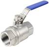 TRU COMPONENTS TC-2PC-DN40-316 TC-12770364 Standaard kogelkraan Schroefdraad (binnen): G1 1/2" 64 bar (max) 1 stuk(s)