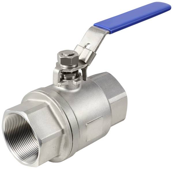 TRU COMPONENTS TC-2PC-DN50-316 TC-12770368 Standaard kogelkraan Schroefdraad (binnen): G2" 64 bar (max) 1 stuk(s)