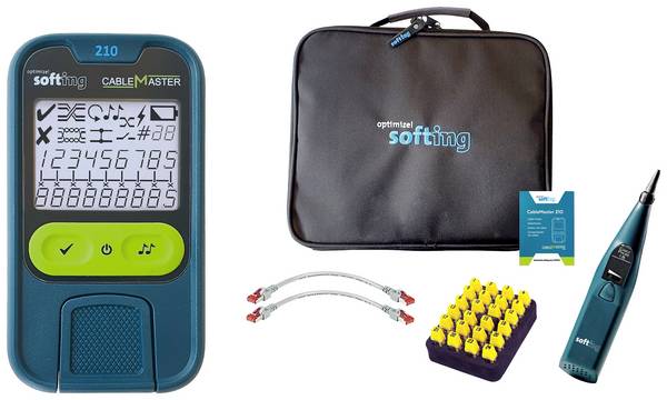 Softing 226112 CM210kit Kabelmeter  Meetbereik: Netwerk