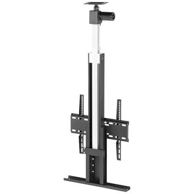 TV-montagelift voor plafondbevestiging. Verticale rail met arm, steun en montageplaatje voor televisietoestellen.