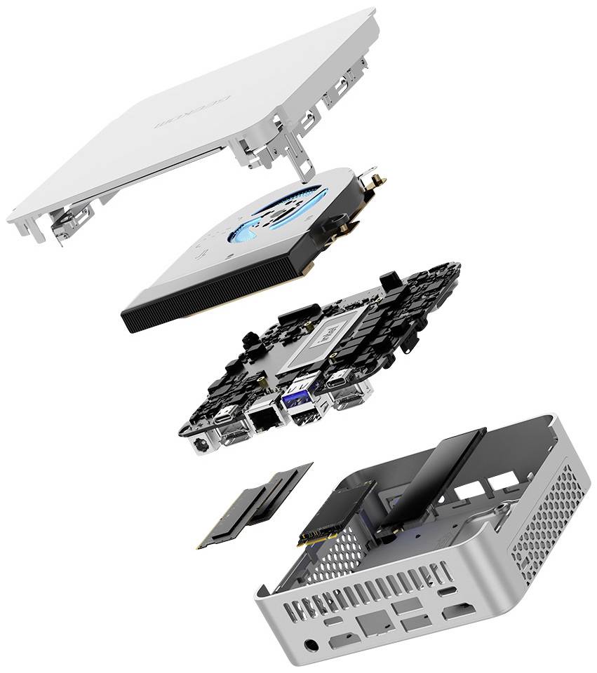 GEEKOM Mini-PC (HTPC) XT13 Pro Intel® Core™ i7 i7-13620H 4.9 GHz 32 GB RAM 1 TB SSD Intel UHD Graphics Win 11 Pro XT13 P-7