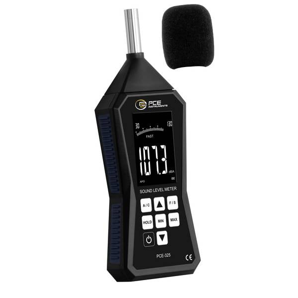 PCE Instruments PCE-325 Decibelmeter 30 - 90 dB 31.5 Hz - 8000 Hz Micro-USB