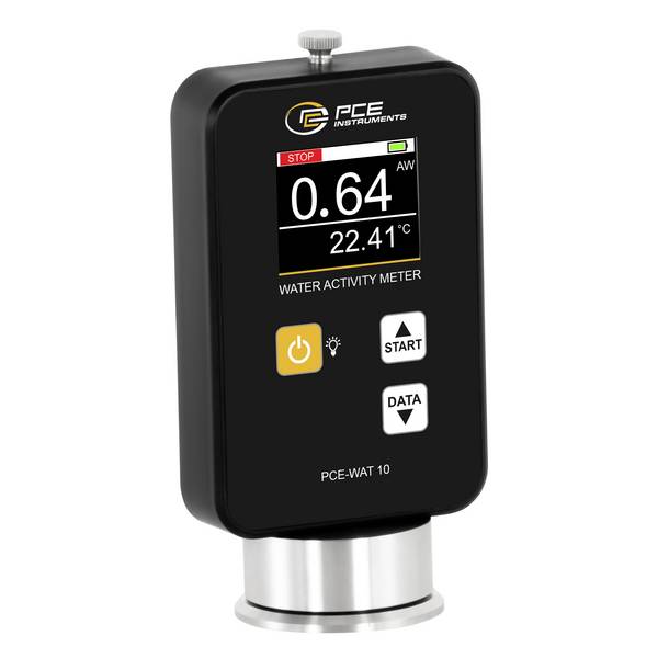 PCE Instruments PCE-WAT 10 Wateractiviteitsmeter (AW-meter)  Temperatuur, AW waarde