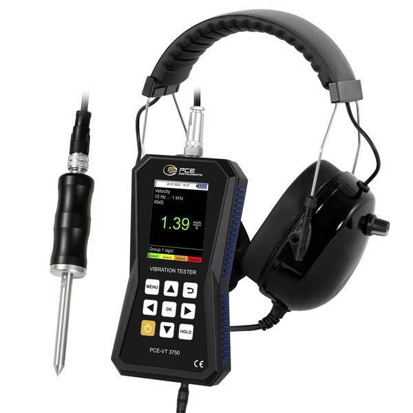 PCE Instruments PCE-VT 3750S Trillingsmeter ±2 %