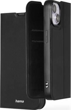 Hama  Booklet Apple iPhone 13 Zwart Met standfunctie