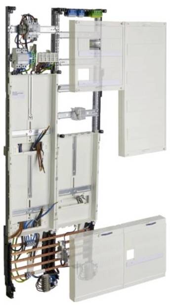 Hager ZK52WP ZK52WP Compleet paneel Inbouw (in muur of meubel) Aantal groepen: 24 Aantal rijen: 6 Inhoud: 1 stuk(s)-0