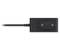 Een zwart elektronisch apparaat met een kabelaansluiting, rechthoekige vorm en twee zichtbare schroeven aan de voorkant.
