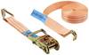 TOOLCRAFT TO-9610002 Spanband (tweedelig) Trekkracht (lc) vastbinden (enkel/direct): 1000 daN (l x b) 4000 mm x 38 mm Ratelinrichting